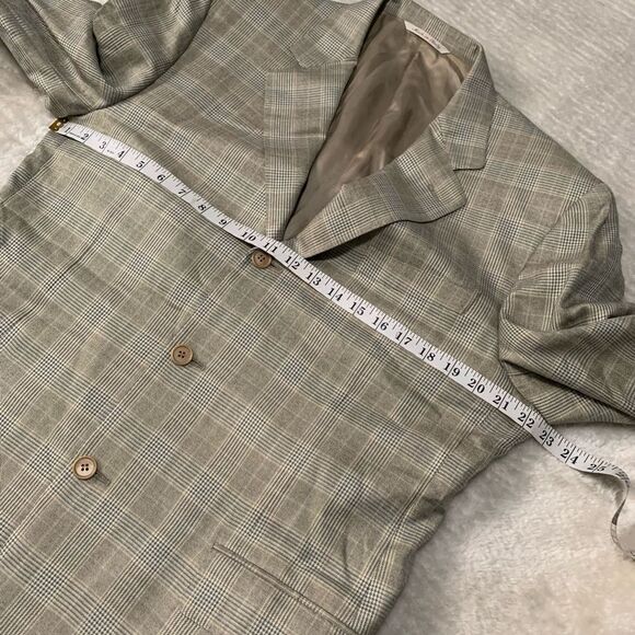 Canali Gray Plaid Sport Coat - Picture 4 of 9